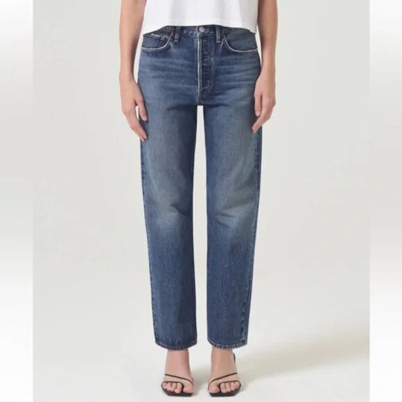 Agolde 90s Jean Imagine Mid Rise Straight B45  Women's Sz 23 - Picture 8 of 15